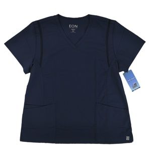 Maevn EON Scrub Top 1758-TNY True Navy